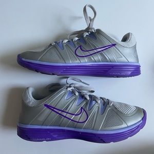 Nike Lunar Allways, Metallic & Purple, Size 8